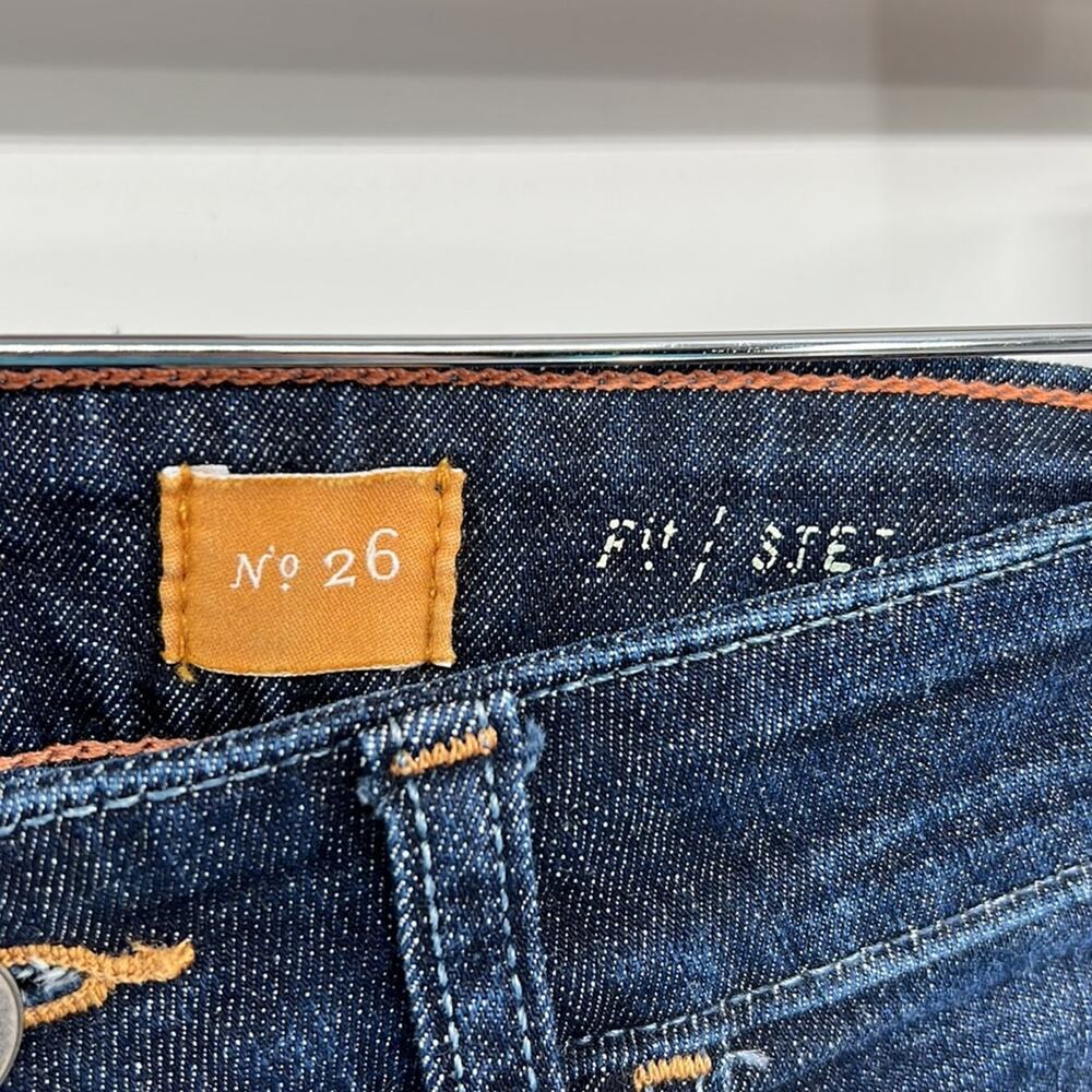 Pilcro and the letterpress Anthropologie Stet Cuffed Jeans - 26 - Dark Wash - Picture 4 of 8